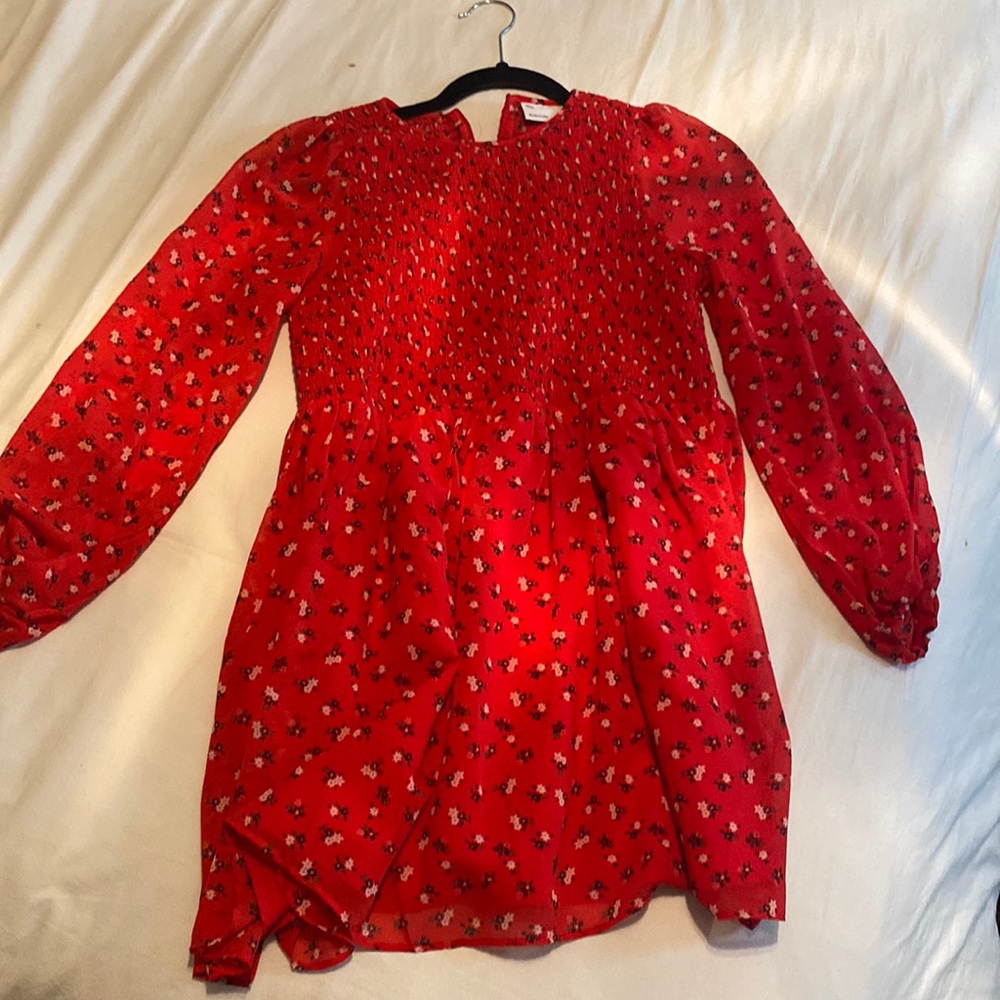 ASOS RED DRESSA - Picture 4 of 4